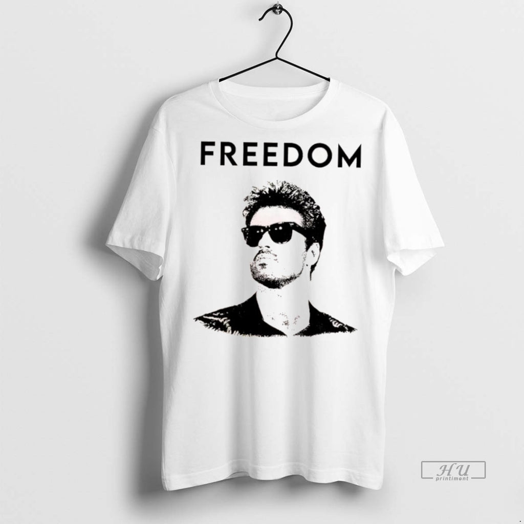 Officials George Michael Freedom Graphic Tee Shirt Sweater