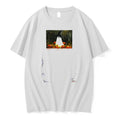 Officials Ghost Wearing Witch Hat Spooky Season Pumpkins Premium T Shirt
