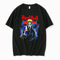 Officials Ghostface Scream Red Bull Energy Drink Bootleg Tee Premium T Shirt