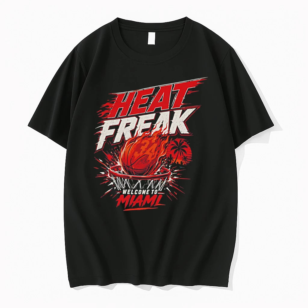 Officials Giannis Antetokounmpo Heat Freak Welcome To Miami 34 Tee Premium T Shirt