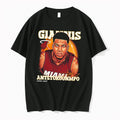 Officials Giannis Antetokounmpo Miami Heat Airbrush Signature Tee Premium T Shirt