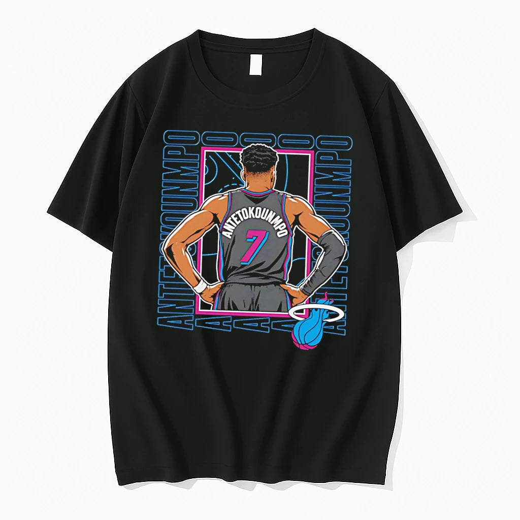 Officials Giannis Antetokounmpo Miami Heat Vice Repeat Tee Premium T Shirt