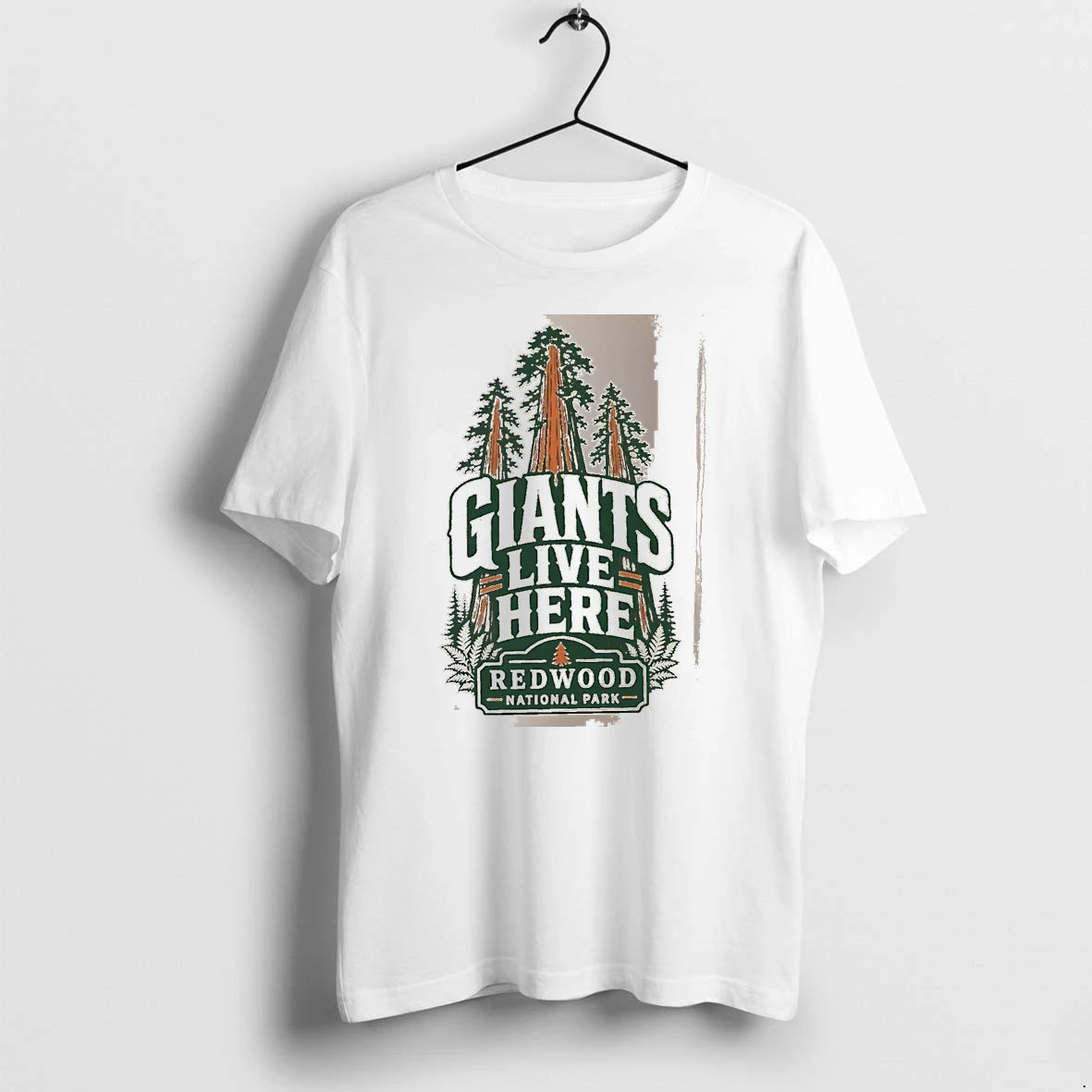 Officials Giants Live Here Redwood National Park White Premium T Shirt
