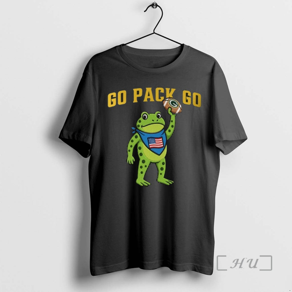 Officials Go Pack Go Portland Frog X Green Bay Packers T Shirt Sweater