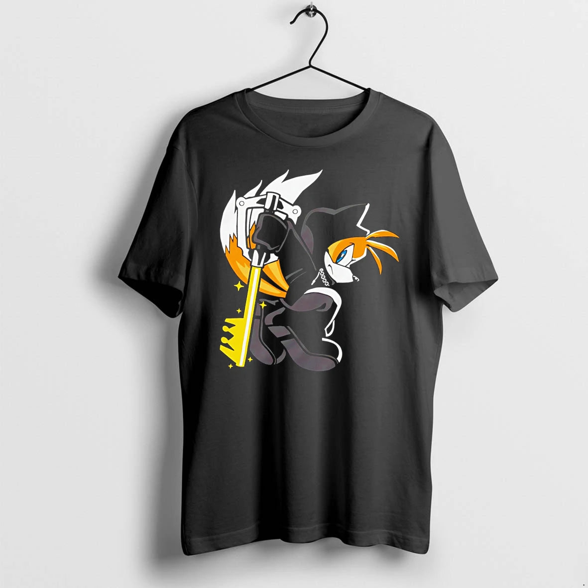 Officials Goblintengu Yellow Black Hooded Cat Keyblade Warrior Tee Premium T Shirt