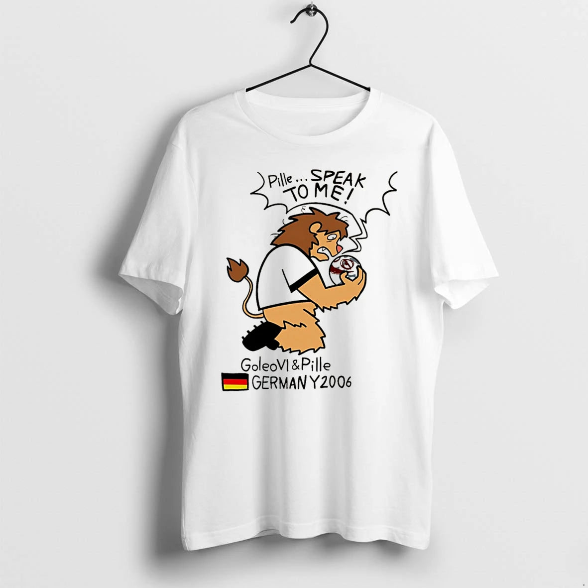 Officials Goleo Vi And Pille Germany 2006 World Cup Mascot Tee Premium T Shirt