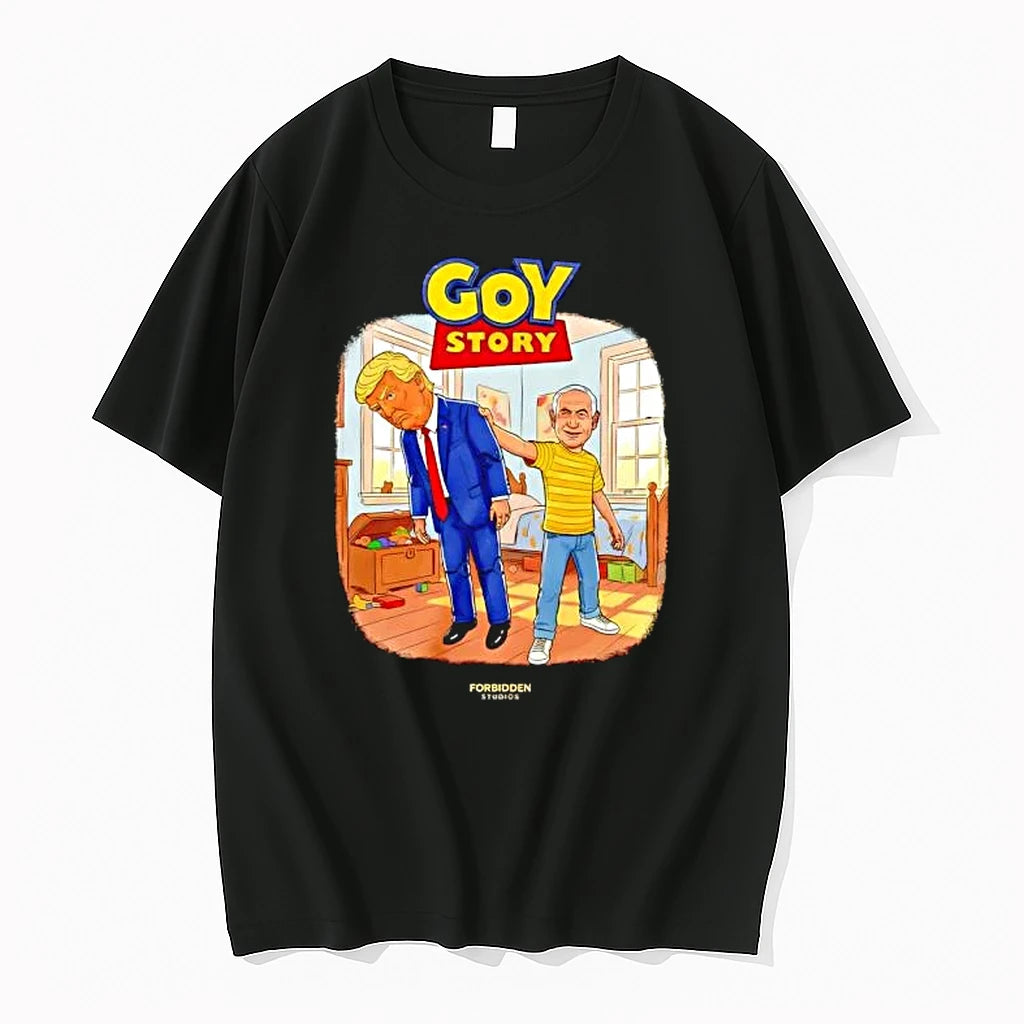 Officials Goy Story Donald Trump And Benjamin Netanyahu Premium T Shirt