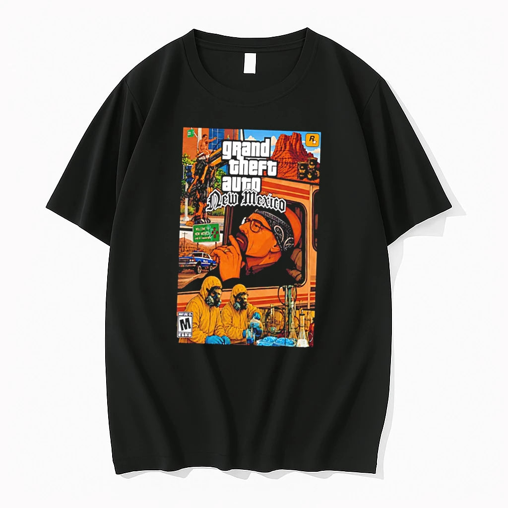 Officials Grand Theft Auto New Mexico Breaking Bad Mashup Tee Premium T Shirt