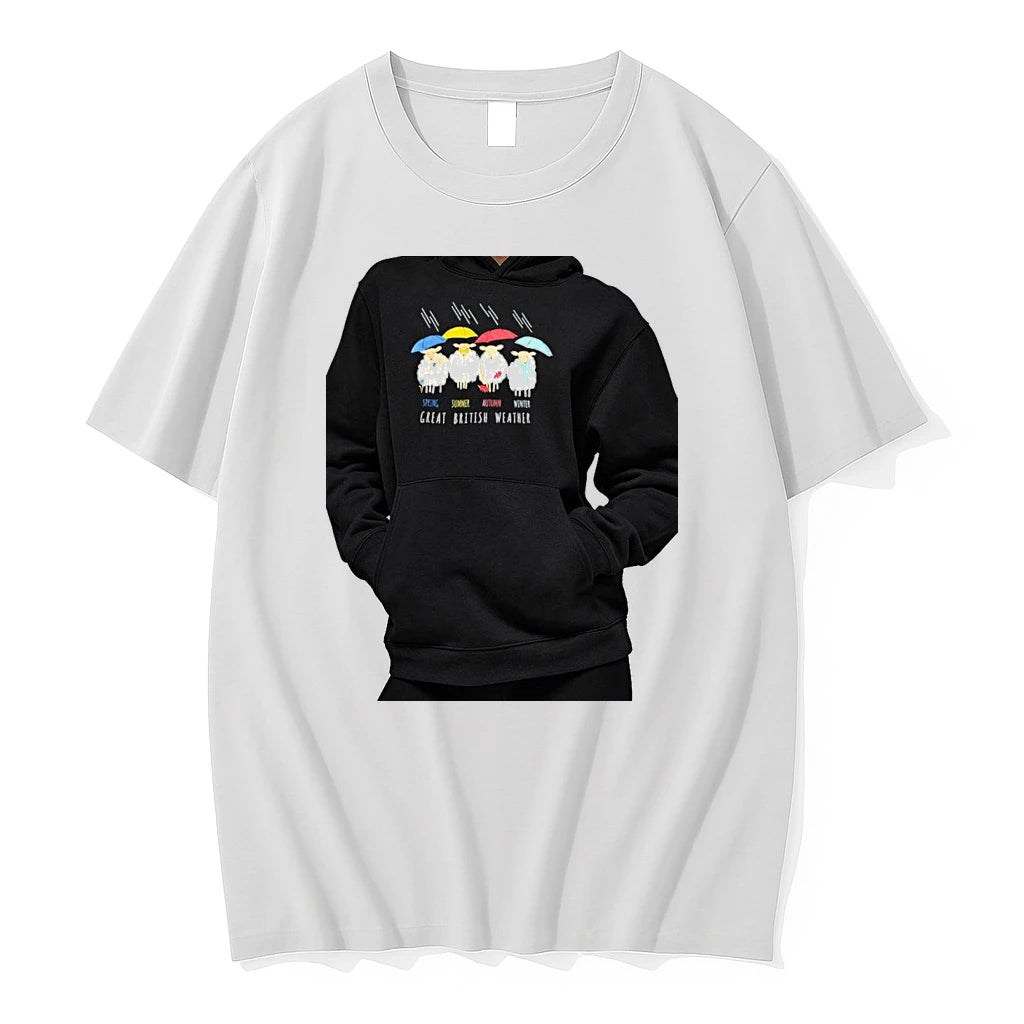 Officials Great British Weather Sparing Summer Autumn Winter Premium T Shirt