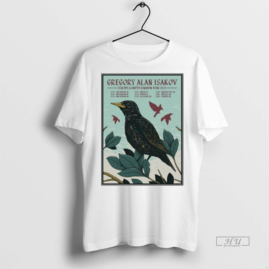 Officials Gregory Alan Isakov 2025 Europe And United Kingdom Tour Graphic Tee Shirt Sweater
