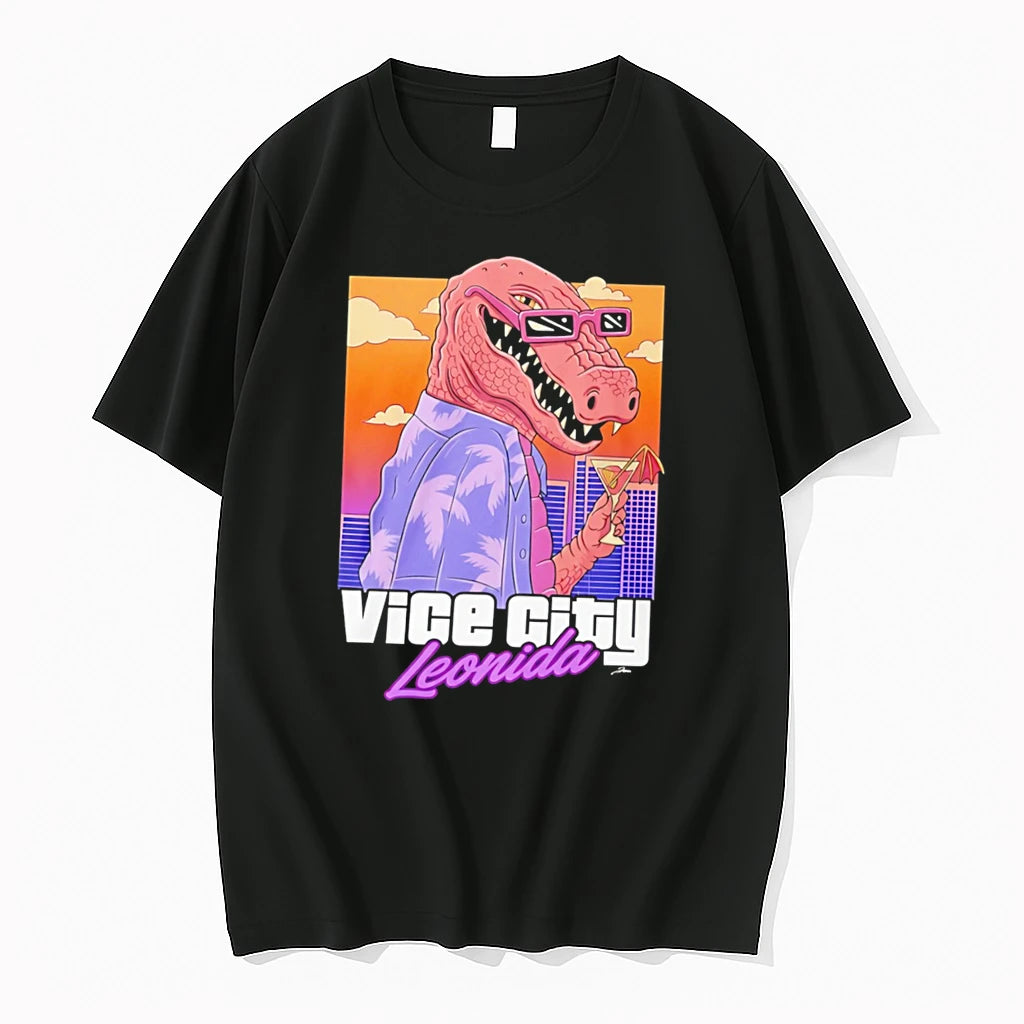 Officials Gta 6 Jason Vice City Leonida Alligator Tee Premium T Shirt