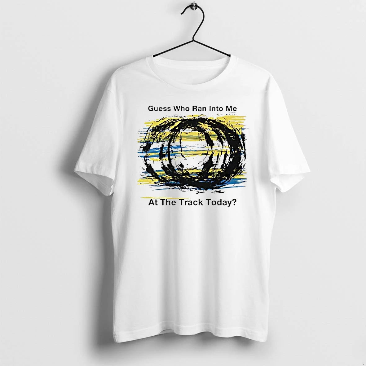 Officials Guess Who Ran Into Me At The Track Today Tee Premium T Shirt