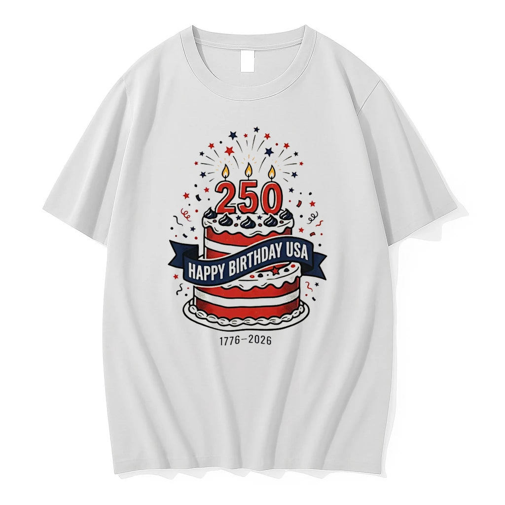 Officials Happy Birthday Usa 250th Anniversary 1776 2026 Tee Premium T Shirt