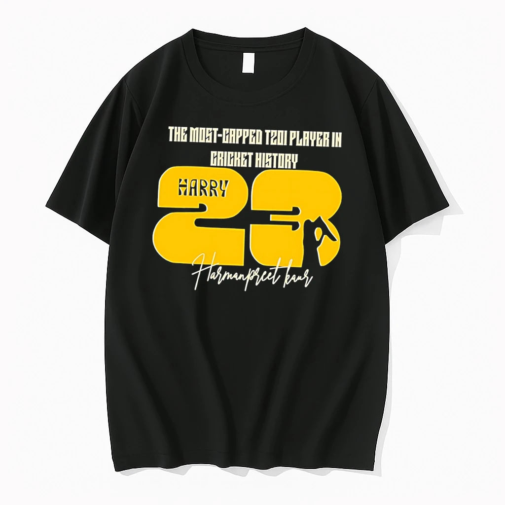 Officials Harmanpreet Kaur The Most Capped T20i Player In Cricket History Tee