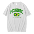 Officials Harry Fcukers Brazil Flag Vintage Tee Premium T Shirt