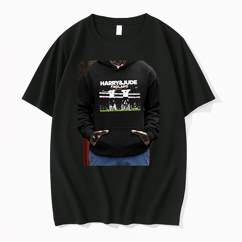 Officials Harry Kane Marcus Rashford England National Football Team Premium T Shirt
