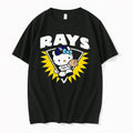 Officials Hello Kitty Baseball Fan Gear Rays Black Premium T Shirt
