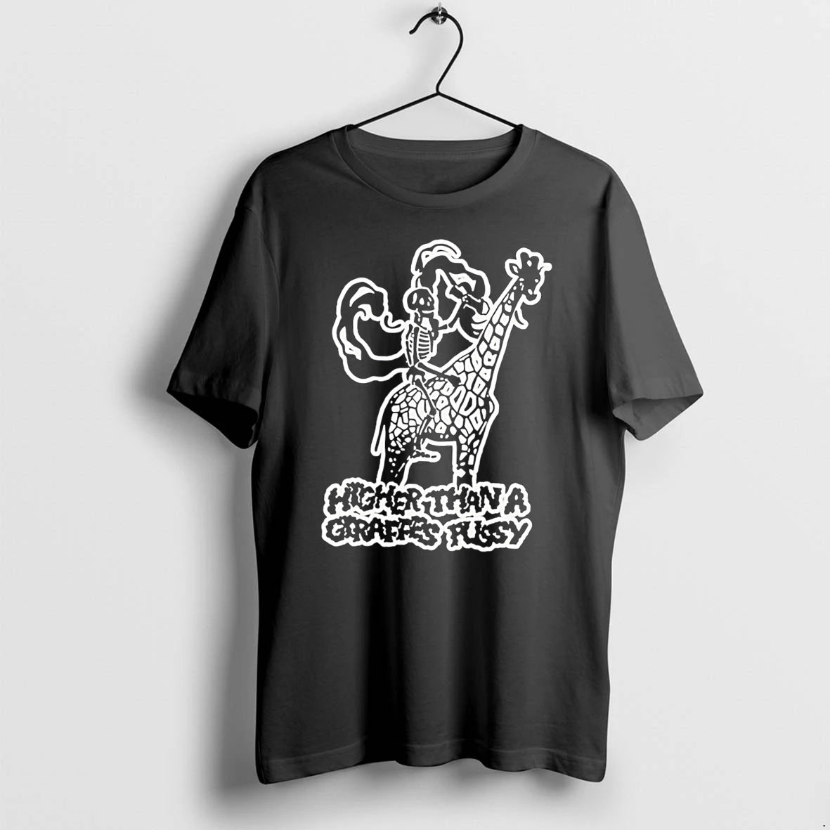 Officials Higher Than A Giraffes Pussy Skeleton Tee Premium T Shirt