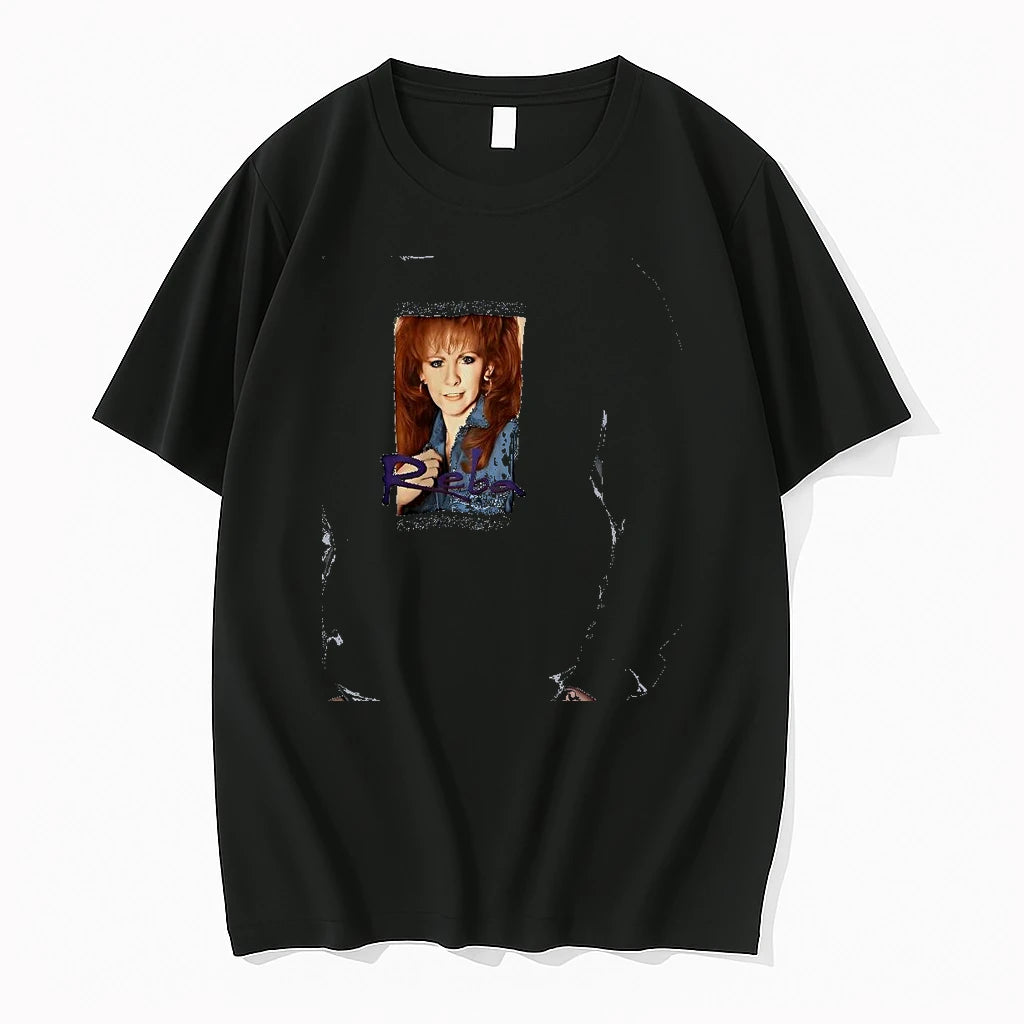 Officials Hilary Duff Wearing Reba 1990s Premium T Shirt