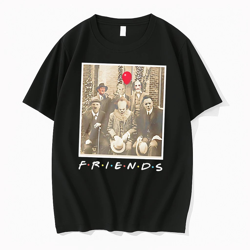Officials Horror Characters Friends Vintage Tee Premium T Shirt