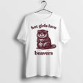 Officials Hot Girls Love Beavers Beaver Funny Animal Premium T Shirt
