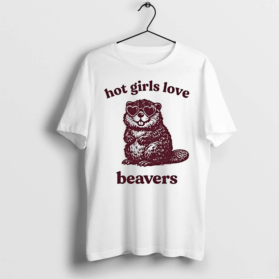 Officials Hot Girls Love Beavers Beaver Funny Animal Premium T Shirt