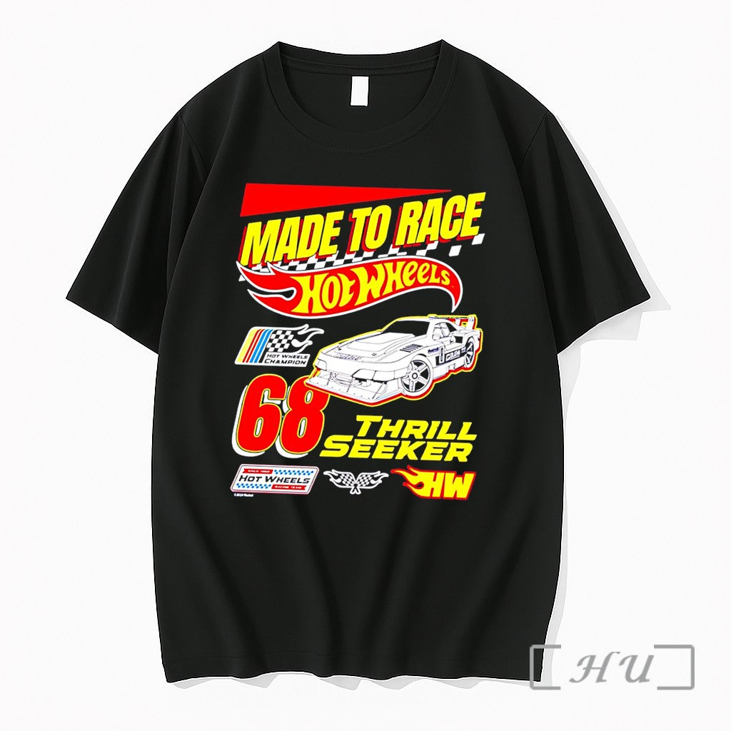 Officials Hot Wheels Thrill Seeker Made To Race Graphic Tee