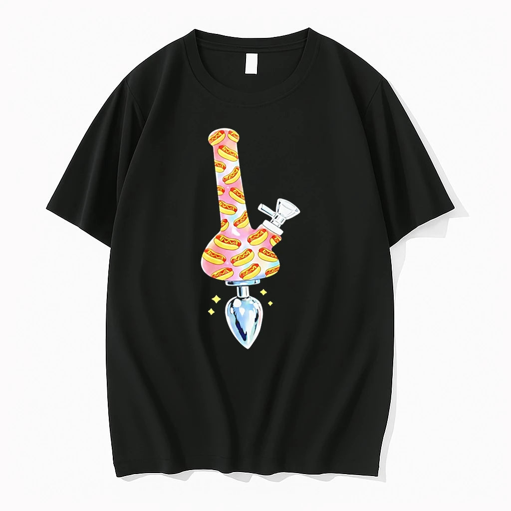 Officials Hotdog Bong Buttplug Tee Premium T Shirt