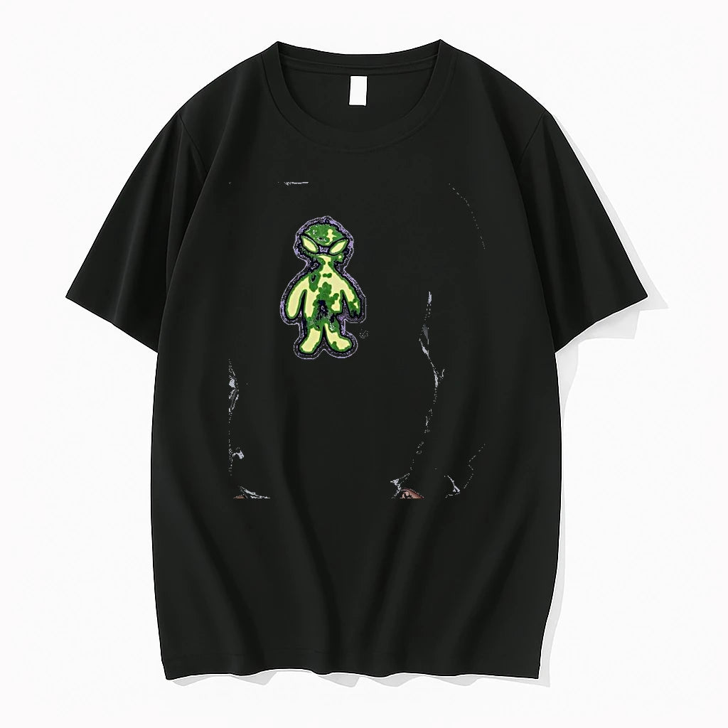 Officials Huf Green Alien Logo Premium T Shirt