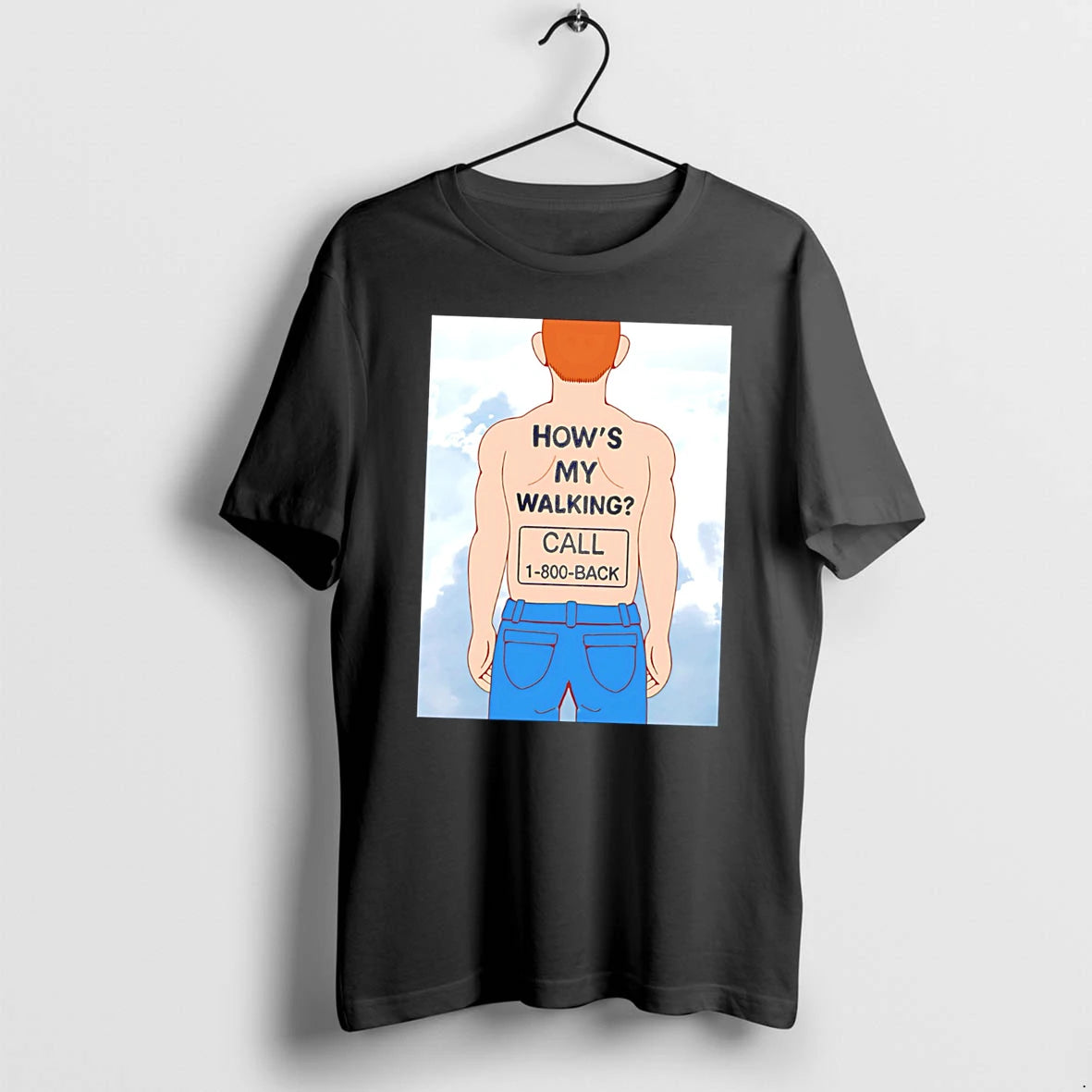 Officials Human Hows My Walking Call 1 800 Back Tee Premium T Shirt
