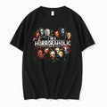 Officials I Am A Horroraholic Horror Movie Characters Premium T Shirt