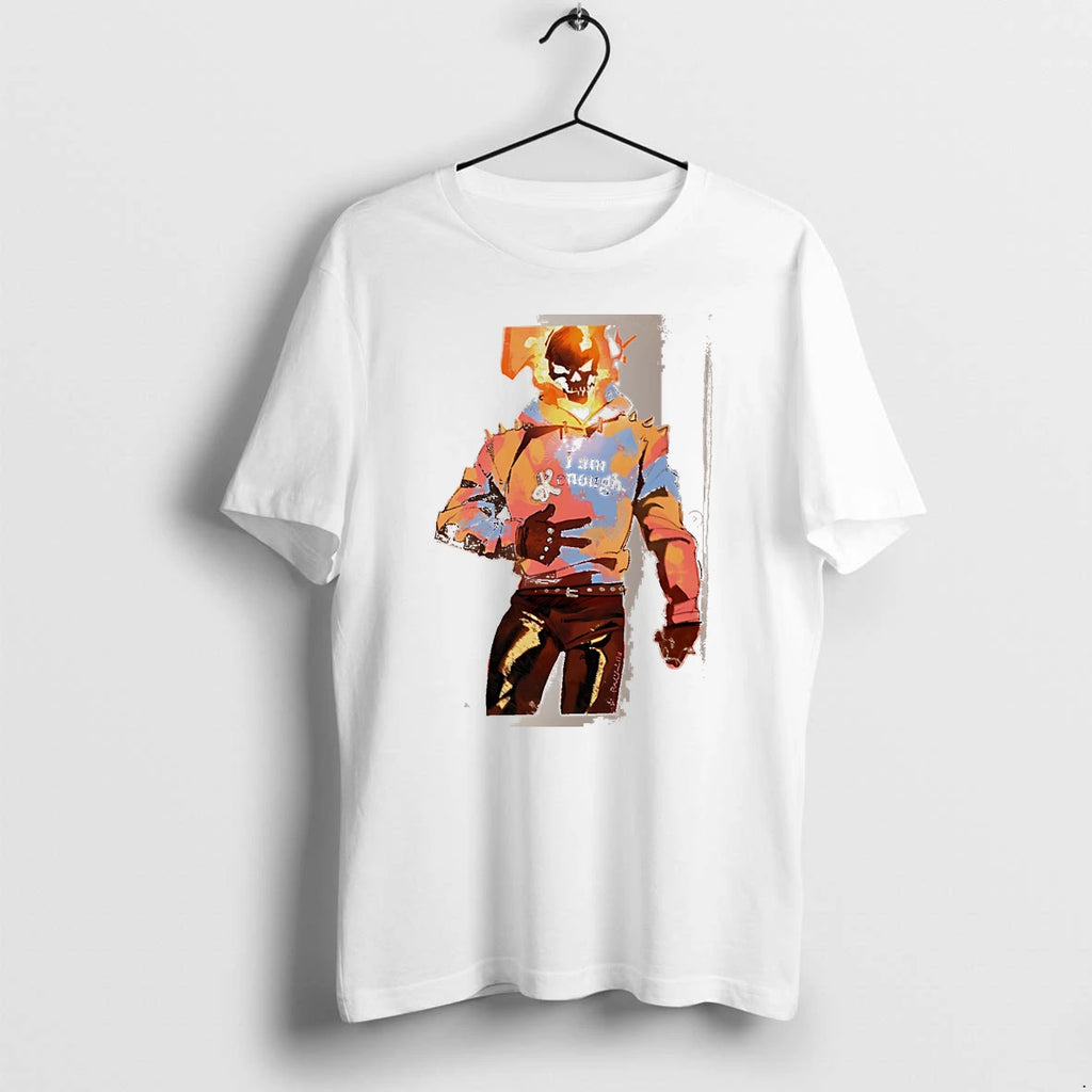 Officials I Am Enough Ghost Rider White Premium T Shirt