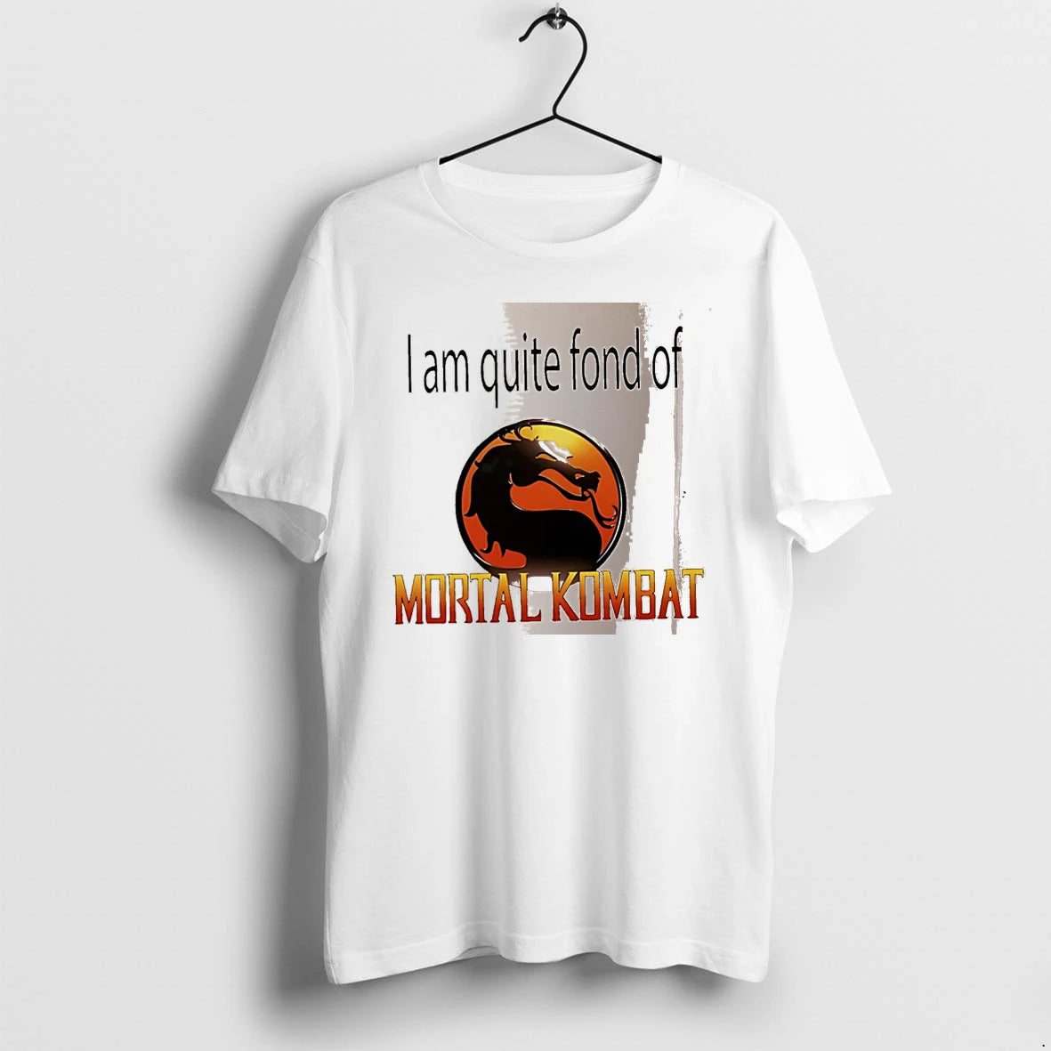 Officials I Am Quite Fond Of Mortal Kombat White Premium T Shirt