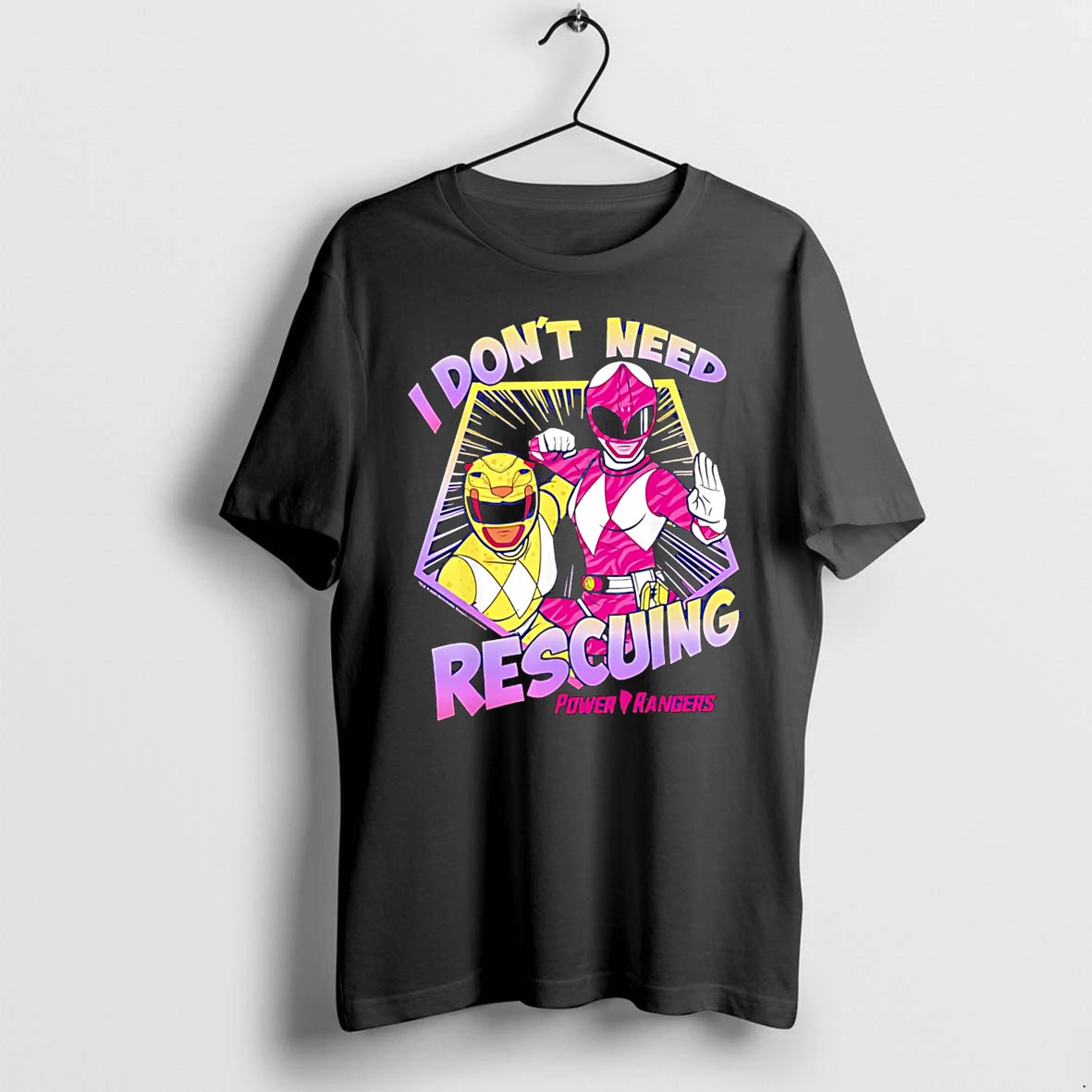 Officials I Dont Need Rescuing Power Rangers Premium T Shirt