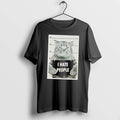 Officials I Hate People Mugshot Cat Sarcastic Antisocial Tee Premium T Shirt