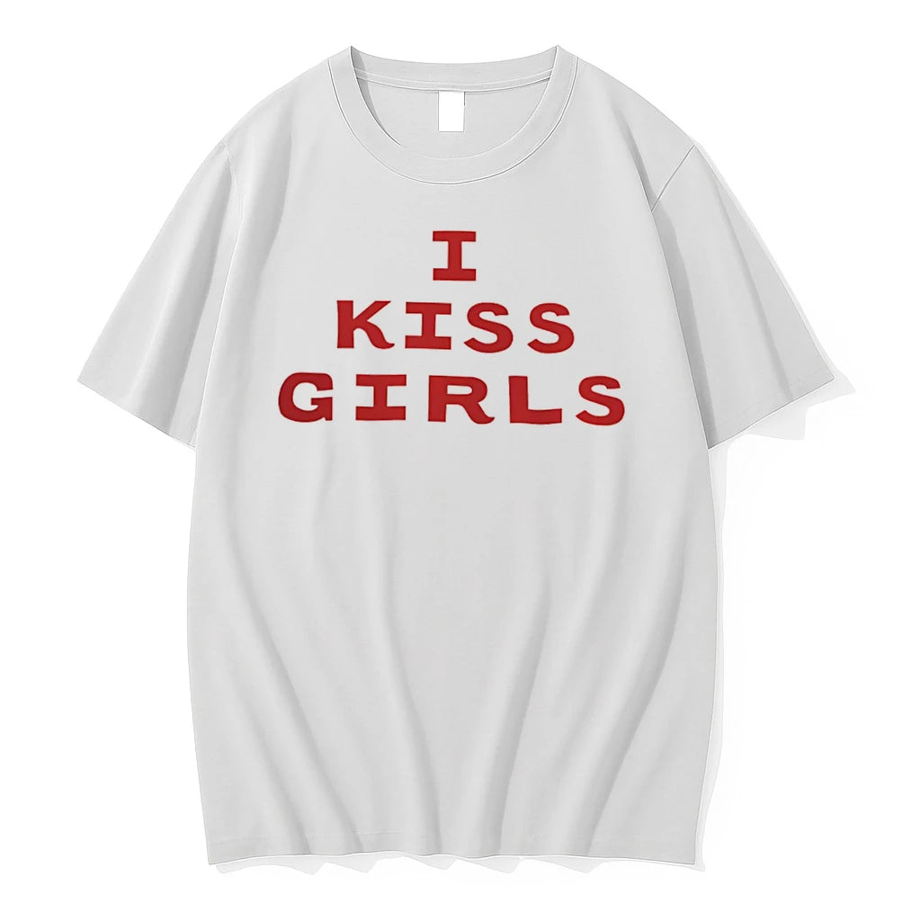 Officials I Kiss Girls Text Classic Tee Premium T Shirt