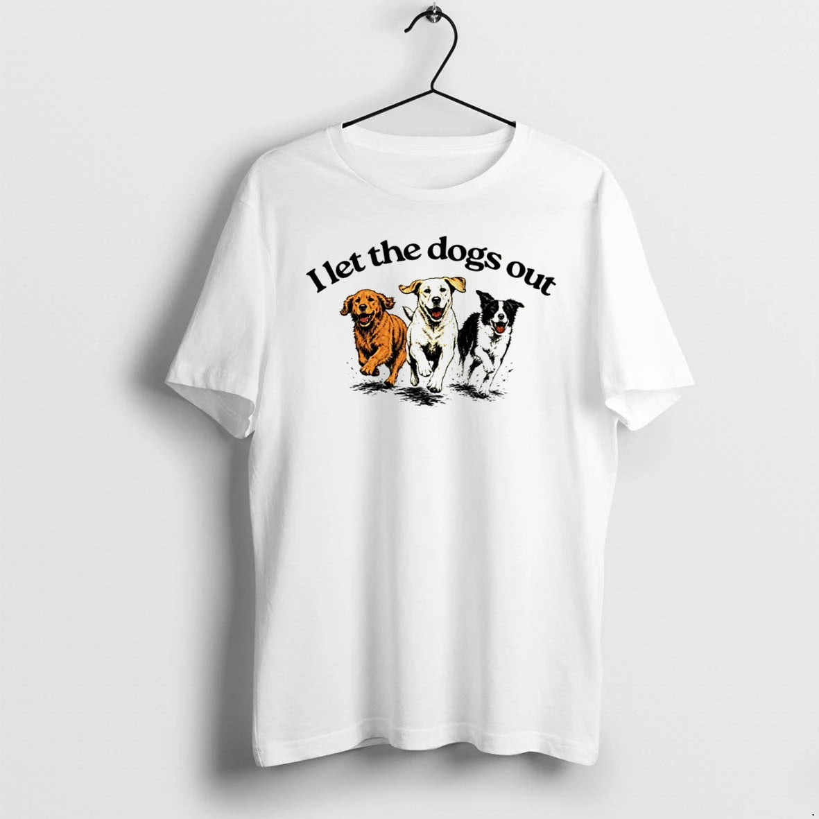Officials I Let The Dogs Out Golden Retriever Labrador Tee Premium T Shirt