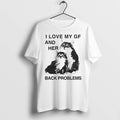 Officials I Love My Gf And Her Back Problems Cat Premium T Shirt
