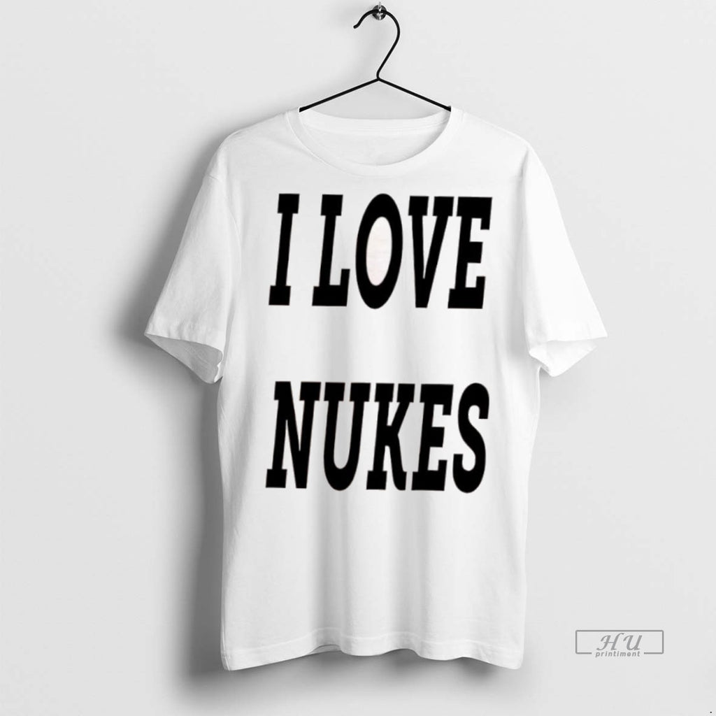 Officials I Love Nukes Dj Smokey Graphic Tee Shirt Sweater