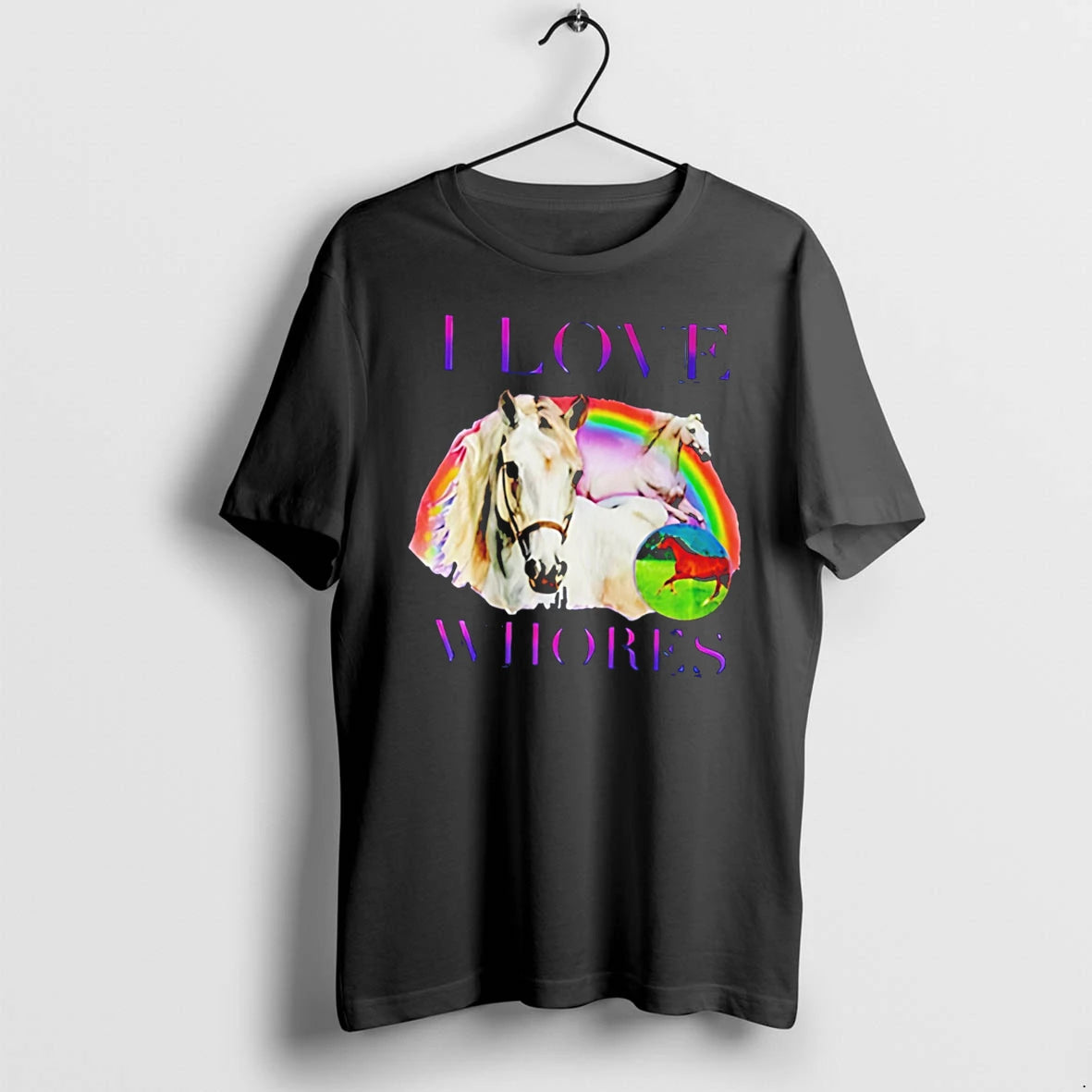 Officials I Love Whores Horse Tee Premium T Shirt