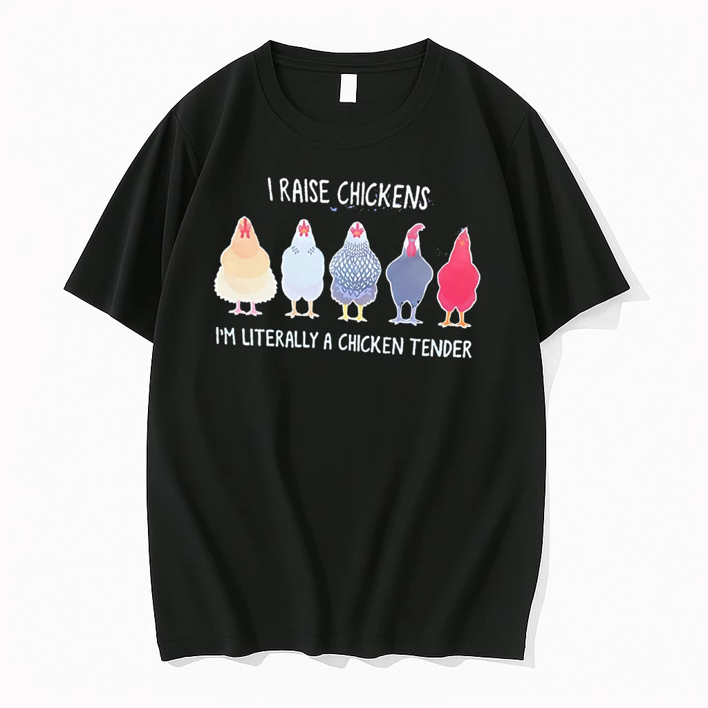 Officials I Raise Chickens Im Literally A Chicken Tender Tee Premium T Shirt
