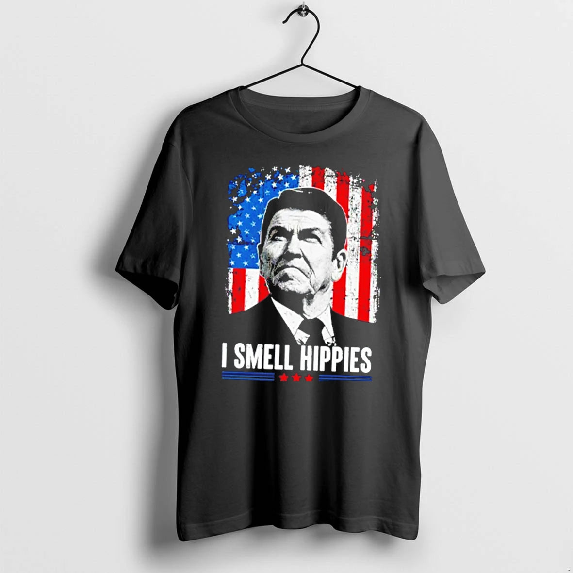 Officials I Smell Hippies Ronald Reagan 2026 Tee Premium T Shirt