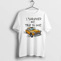 Officials I Survived My Trip To Nyc White Car Tee Premium T Shirt