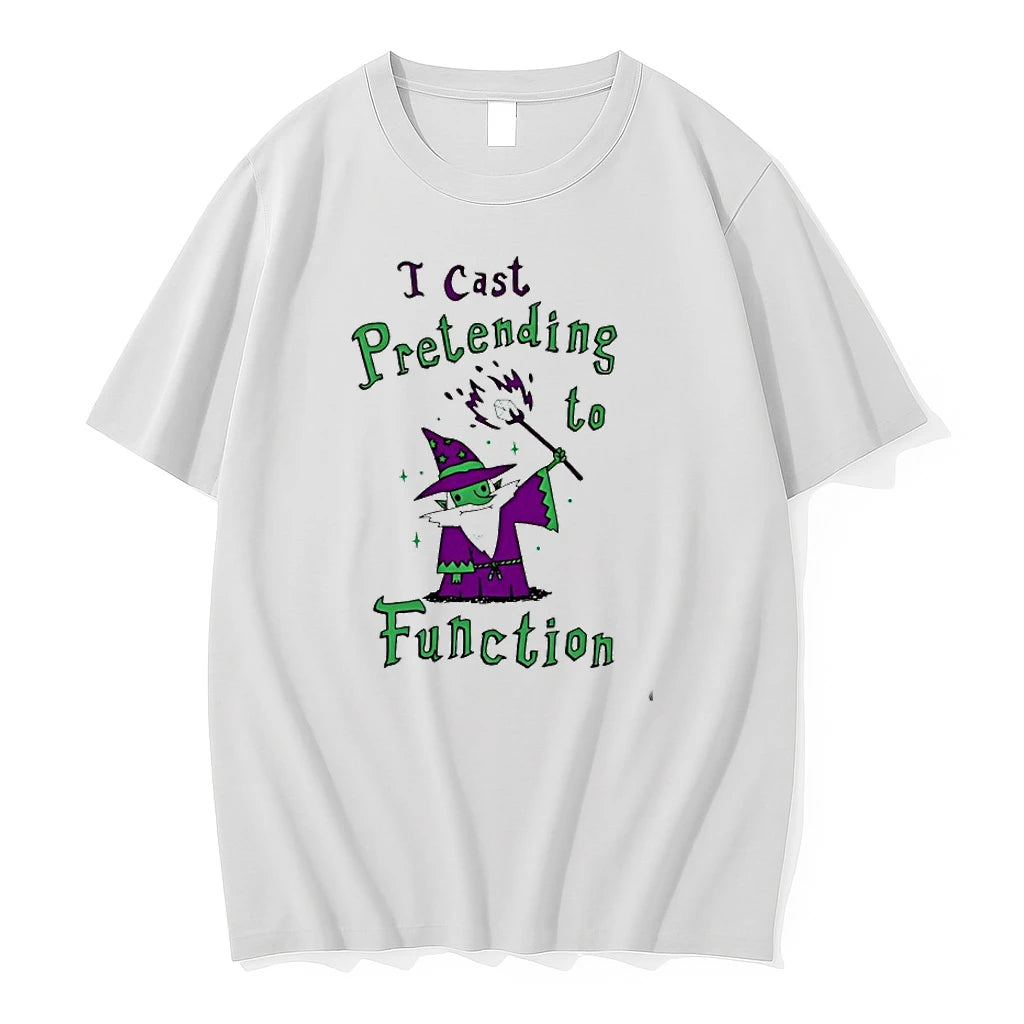 Officials I Cast Pretending To Function Fantasy Wizard Spell Casting Women Premium T Shirt
