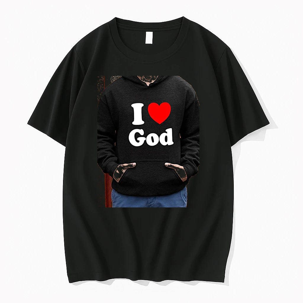 Officials I Love God Spiritual Religious Christian Premium T Shirt