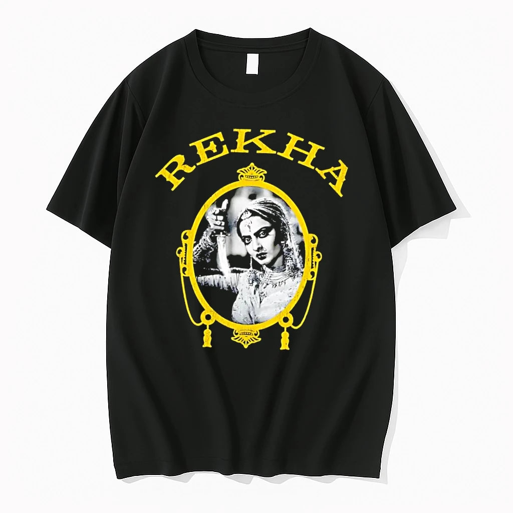 Officials Iconic Diva Holding A Dagger Rekha Black Premium T Shirt