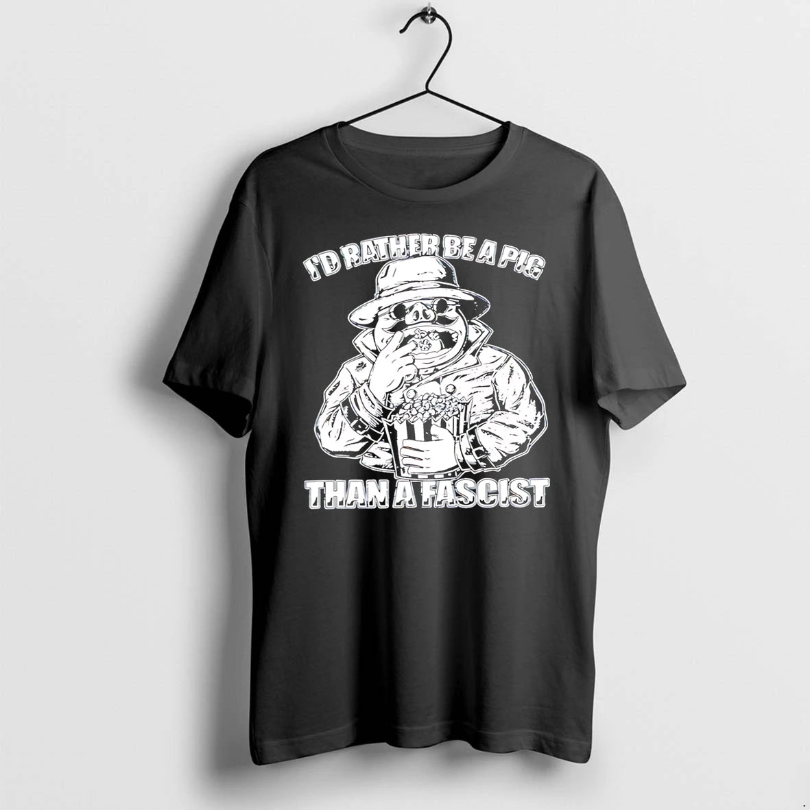 Officials Id Rather Be A Pig Than A Fascist Porco Rosso Premium T Shirt