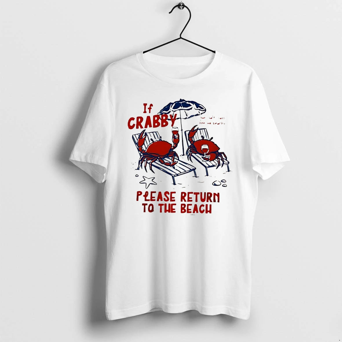 Officials If Crabby Please Return To The Beach Crab Tee Premium T Shirt