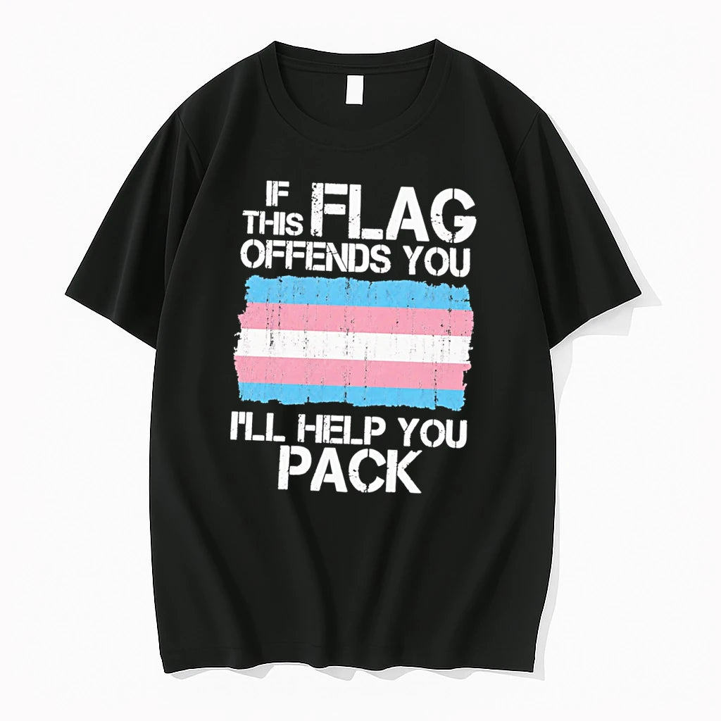 Officials If This Flag Offends You I Will Help You Pack Tee