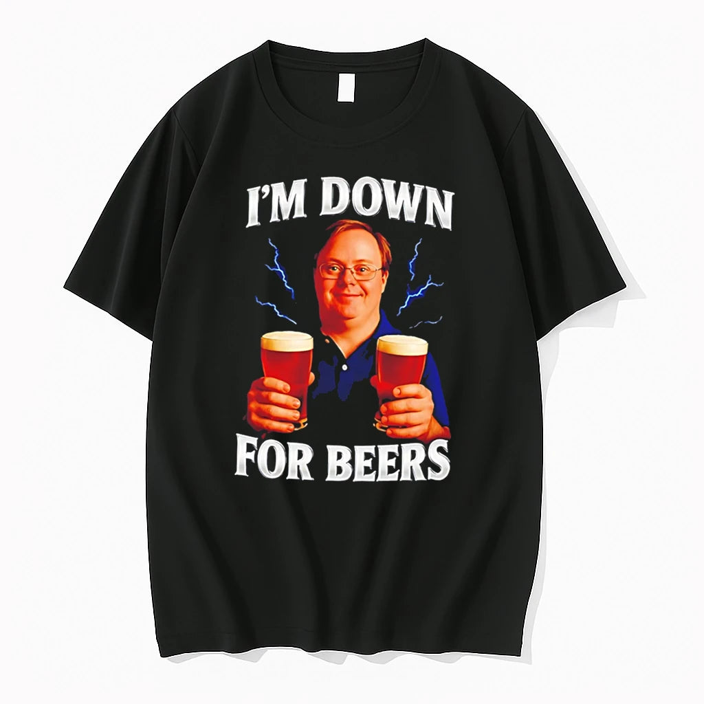 Officials Im Down For Beers Down Syndrome Meme Tee Premium T Shirt
